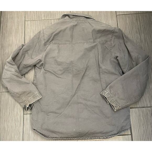 Walls Workwear Jacket Mens Gray Size Large Outdoor Sherpa Lined - Picture 7 of 8